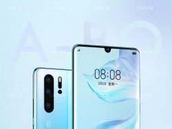 C4D OCTANE华为手机P30渲染模型工程