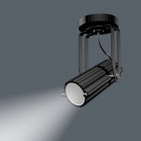 射灯C4D模型 Lamp 3D model