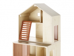 米拉贝尔玩具屋 (儿童玩具)3D模型素材下载Mirabelle Playhouse by Liewood