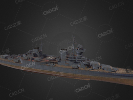 苏联海军彼得罗巴格拉季昂巡洋舰C4D模型下载P Bagration 3d model