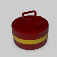 油壶C4D模型 Metal Gas Can