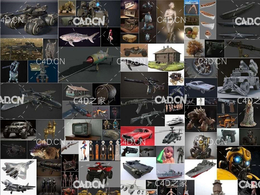 245套PBR游戏模型合集 PBR Game 3D-Models Bundle September 2019