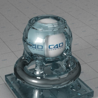 C4D VRAY材质：Vetro Celeste