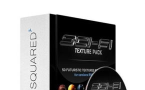 C4D材质包 Motion Squared – Sci-Fi Texture Pack 1.1 for Cinema 4D