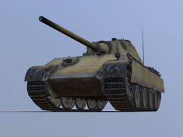 德国豹式坦克Pz Kpfw V Ausf F