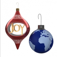 圣诞节饰品C4D模型 Customize the onion ornament ornaments