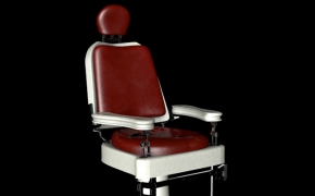 理发椅C4D模型 barber chair