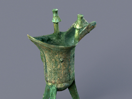 中国古代商周时期青铜爵礼器酒器高精度写实3D模型