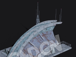 C4D外星科幻建筑蒸汽朋克模型 KB3D_HEM_BldgSM_A_grp