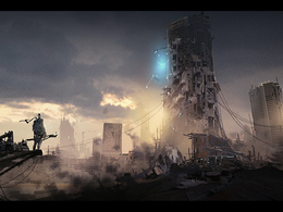 城市废墟场景3D模型 Kitbash3D – WARZONE (Maya/FBX/OBJ/MTL)