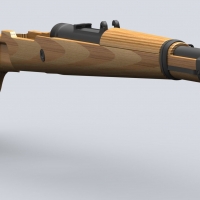 Kar98k毛瑟步枪3D模型（IGS和SLDPRT两种格式）