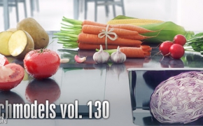 水果/蔬菜3D模型 Evermotion Archmodels vol 130 Full