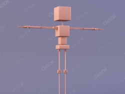 简易木头人C4D模型woodendoll character