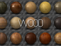 53个C4D木材材质球合集 WOOD TEXTURES FOR CINEMA 4D