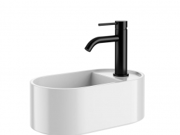 小型椭圆台上盆洗手盆3D模型素材下载Les Petites Oval On-top Washbasin by Cielo