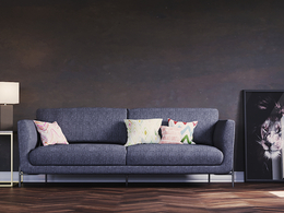 C4D Corona室内客厅沙发模型 3D Models Of Everson Sofa Sherdor Arabbaev