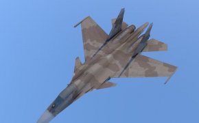 苏-37战斗机C4D模型 Su-37 Terminator 3d model