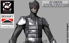 DEXSOFT-GAME: Cyber Infiltrator model pack by Sasha Ollik 动画模型