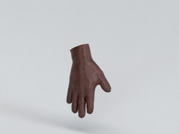 服饰模型：皮手套