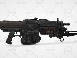 复古骑兵装备武器：枪 Retro lancer gears of war