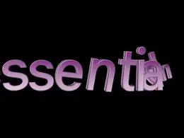 C4D飞入文字动画工程文件 Eseential Elements C4D Project