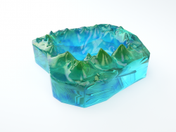 渐变水晶 玻璃 变色 材质 OC