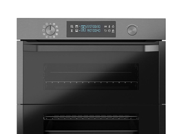 三星75升黑色灵活双烤嵌入式烤箱厨房电器3D模型素材下载Built-in Oven With Dual Cook