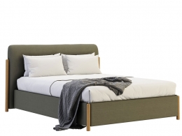 Flag 双人床现代床架3D模型素材下载Flag Bed by Bolzan Letti