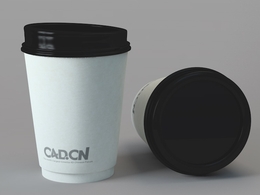 纸咖啡杯 奶茶杯C4D模型 coffeecup