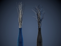 装饰花瓶C4D模型 Deco Vase