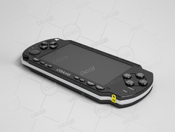 psp游戏机PSP掌上游戏机儿童游戏机经典游戏怀旧街机掌机 PSP game console C4D模型下
