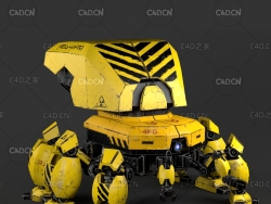 概念机器人C4D模型 Robot Concept