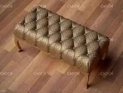 C4D布料包裹的凳子凹陷建模视频教程 Cinema 4d Capitone