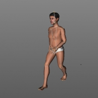 C4D裸体人物绑定模型-男性 man01 nude V8.5 mot 03