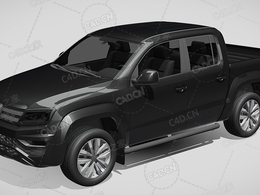 大众amarok皮卡汽车2021款C4D汽车模型下载