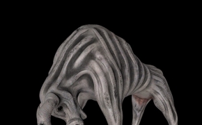 抽象公牛雕塑C4D模型 Bull Sculpture Vudumotion