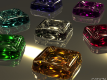 玻璃烟灰缸烟灰缸C4D模型 Ashtray