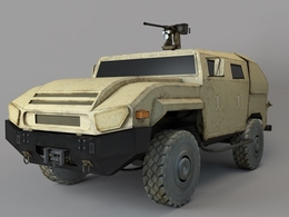 波兰KTO ROSOMAK装甲车C4D模型 Rosomak Rim