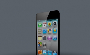 苹果影音：ipod C4D模型 iPod Touch 4G 3d model