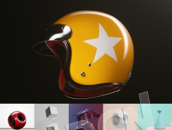 C4D Redshift渲染器专业演播室环境灯光照明预设工具Redshift Studio Tools v1.02 Pro