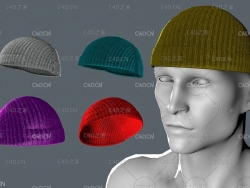 针织比尼帽 CGTrader – Hats and Caps Collection