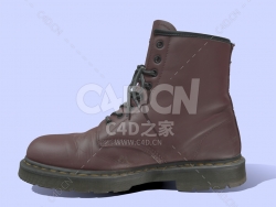 C4D博士的旧靴子皮鞋模型Used_Docs