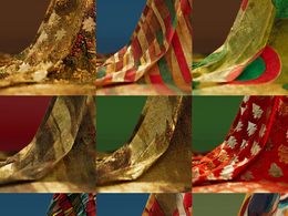 节日装饰布纹圣诞节布料面料C4D REDSHIFT材质Christmas Fabrics Material Pack One