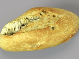 法国面包C4D模型 French Bread 3d model