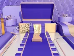 紫色系商品促销背景三维背景海报C4D电商工程模型下载 E-commerce Poster project
