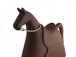 摇摇马儿童木马玩具3D模型素材下载Rocky Horse by Magis