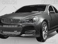 霍顿准将系列汽车2016款C4D汽车模型下载