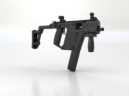 美军冲锋枪(KRISS Vector SMG)C4D模型