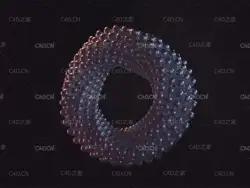 C4D Octane Renderer环形圆球翻滚动画工程