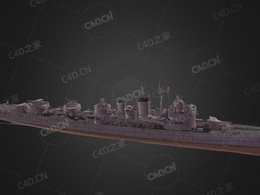 瑞典海军维斯比级驱逐舰一型驱逐舰C4D模型下载Visby 3d model
